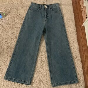 Whimsy + Row Flora Wide Leg Jeans